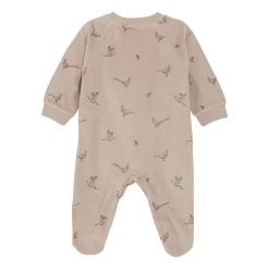 Rompers-Fixoni Long Sleeve Velour Romper