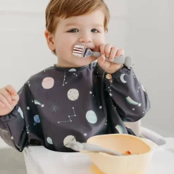 Bibs + Burps-LouLou Lollipop Long Sleeve Waterproof Bib