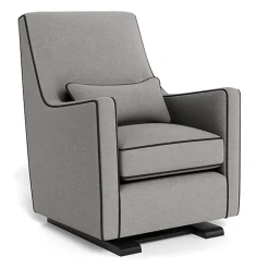 Gliders-Monte Design Luca Glider - Wool Fabric with Espresso Base