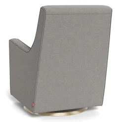 Gliders-Monte Design Luca Glider - Wool Fabric with Swivel Base
