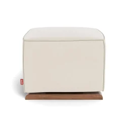 Ottomans-Monte Design Luca Ottoman - European Fabric with Walnut Base