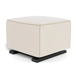 Ottomans-Monte Design Luca Ottoman - European Fabric with Espresso Base