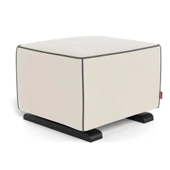 Ottomans-Monte Design Luca Ottoman - European Fabric with Espresso Base