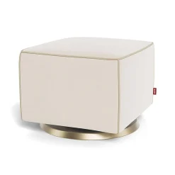 Ottomans-Monte Design Luca Ottoman - European Fabric with Swivel Base