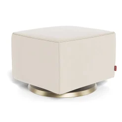 Ottomans-Monte Design Luca Ottoman - European Fabric with Swivel Base