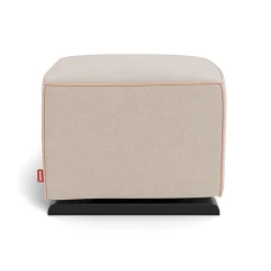 Ottomans-Monte Design Luca Ottoman - Wool Fabric with Espresso Base