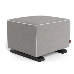 Ottomans-Monte Design Luca Ottoman - Wool Fabric with Espresso Base