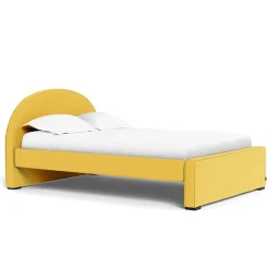 Double Beds-Monte Design Luna Double Bed - Fabric - High HB + Low FB