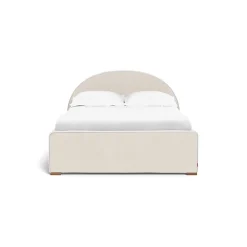 Double Beds-Monte Design Luna Double Bed - Fabric - High HB + Low FB