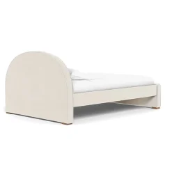 Double Beds-Monte Design Luna Double Bed - Fabric - High HB + Low FB