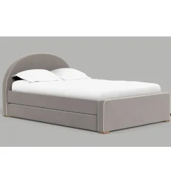 Double Beds-Monte Design Luna Double Bed - Fabric - High HB + Low FB