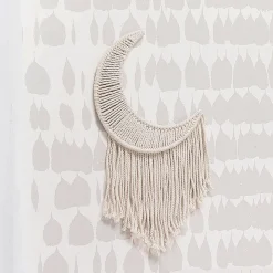 Wall Decor-Lambs & Ivy Macrame Moon Wall Decor