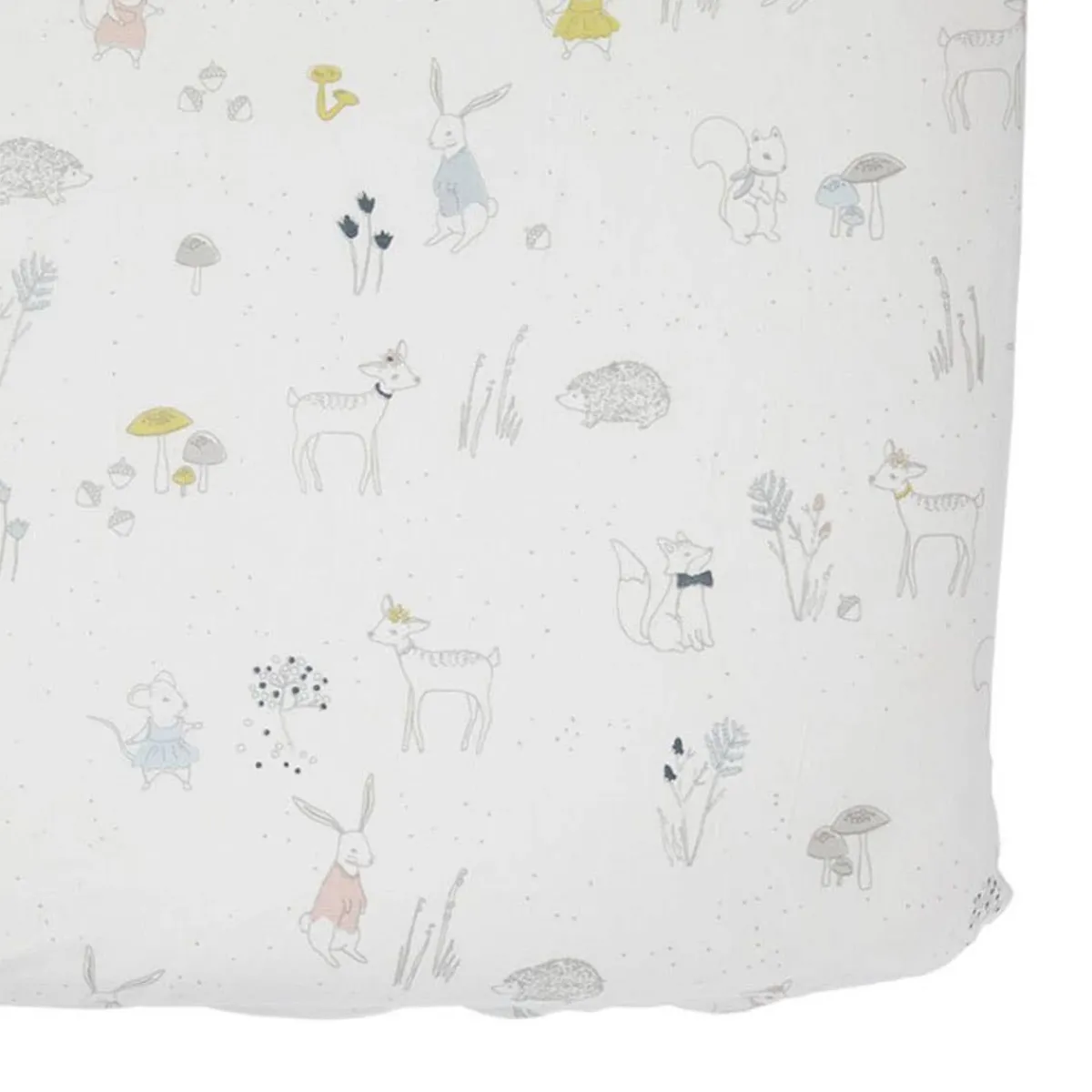 Crib Fitted Sheets-Pehr Magical Forest Crib Sheet