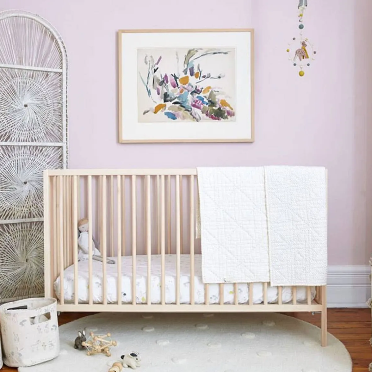 Crib Fitted Sheets-Pehr Magical Forest Crib Sheet