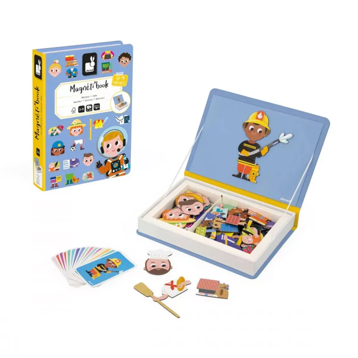 Puzzles|Memory Games-Janod MagnetiBook