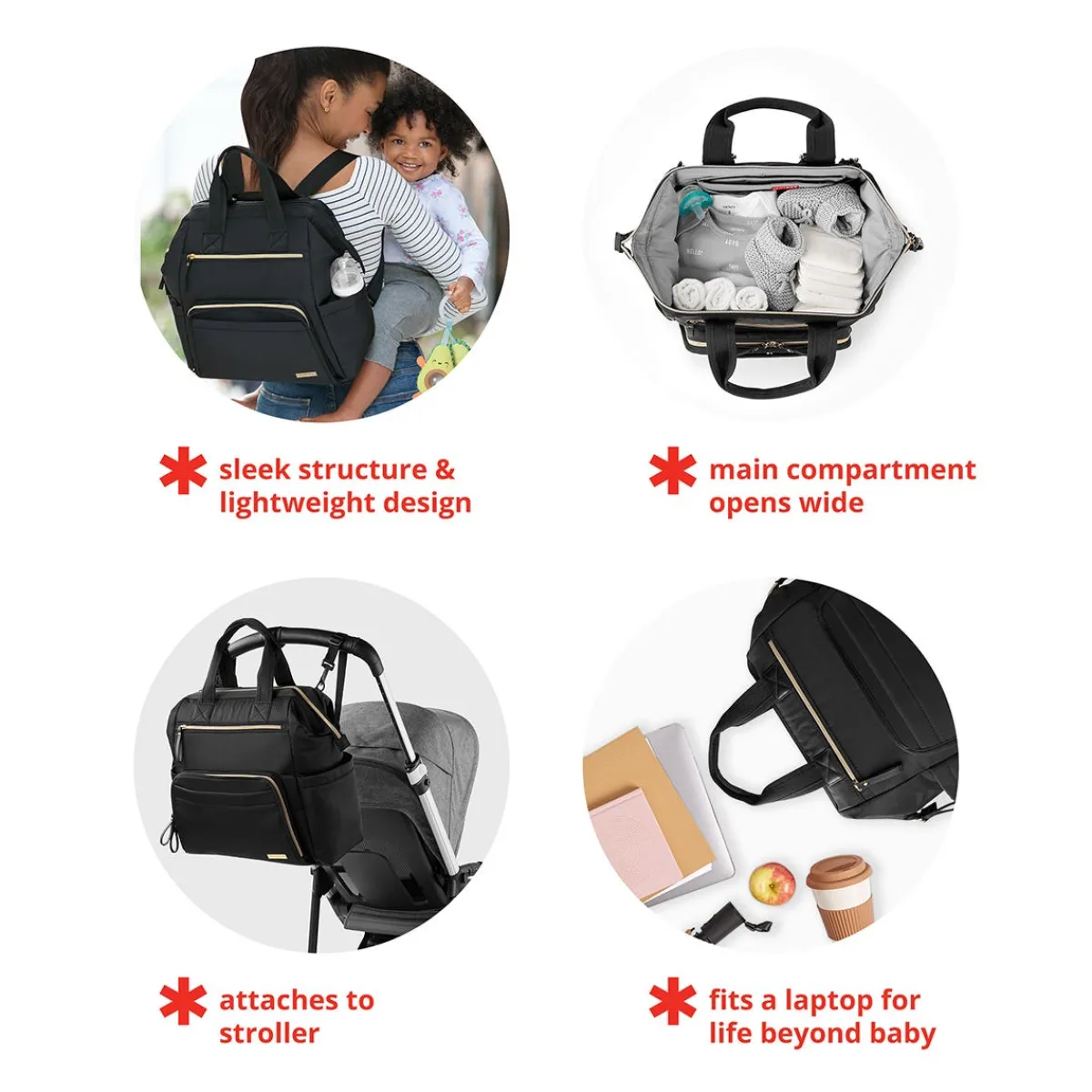 Diaper Bags-Skip Hop Mainframe Backpack