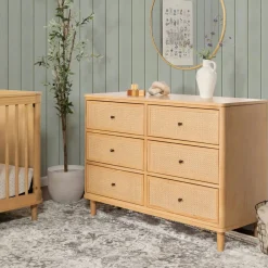Dressers-Namesake Marin with Cane 6 Drawer Dresser