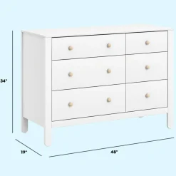 Dressers-DaVinci Marisol 6 Drawer Dresser