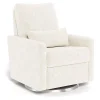 Motorized Gliders|Gliders-Monte Design Matera Glider Motorized Recliner - Faux Sheepskin Fabric with Swivel Base
