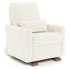 Motorized Gliders|Gliders-Monte Design Matera Glider Motorized Recliner - Faux Sheepskin Fabric