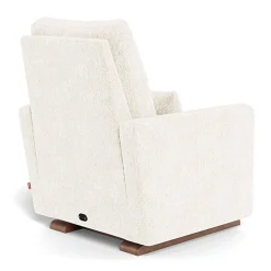 Motorized Gliders|Gliders-Monte Design Matera Glider Motorized Recliner - Faux Sheepskin Fabric