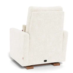 Motorized Gliders|Gliders-Monte Design Matera Glider Motorized Recliner - Faux Sheepskin Fabric