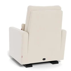 Motorized Gliders|Gliders-Monte Design Matera Glider Motorized Recliner - European Fabric with Espresso Base