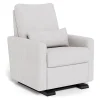 Motorized Gliders|Gliders-Monte Design Matera Glider Motorized Recliner - Fabric with Espresso Base