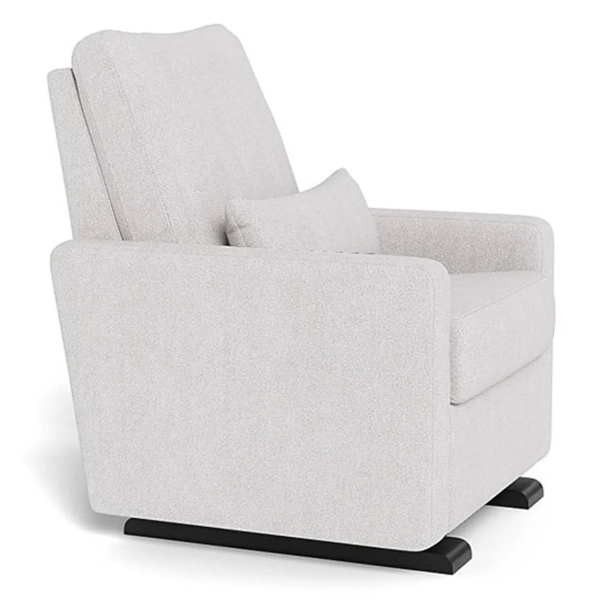 Motorized Gliders|Gliders-Monte Design Matera Glider Motorized Recliner - Fabric with Espresso Base