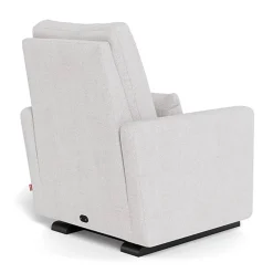 Motorized Gliders|Gliders-Monte Design Matera Glider Motorized Recliner - Fabric with Espresso Base