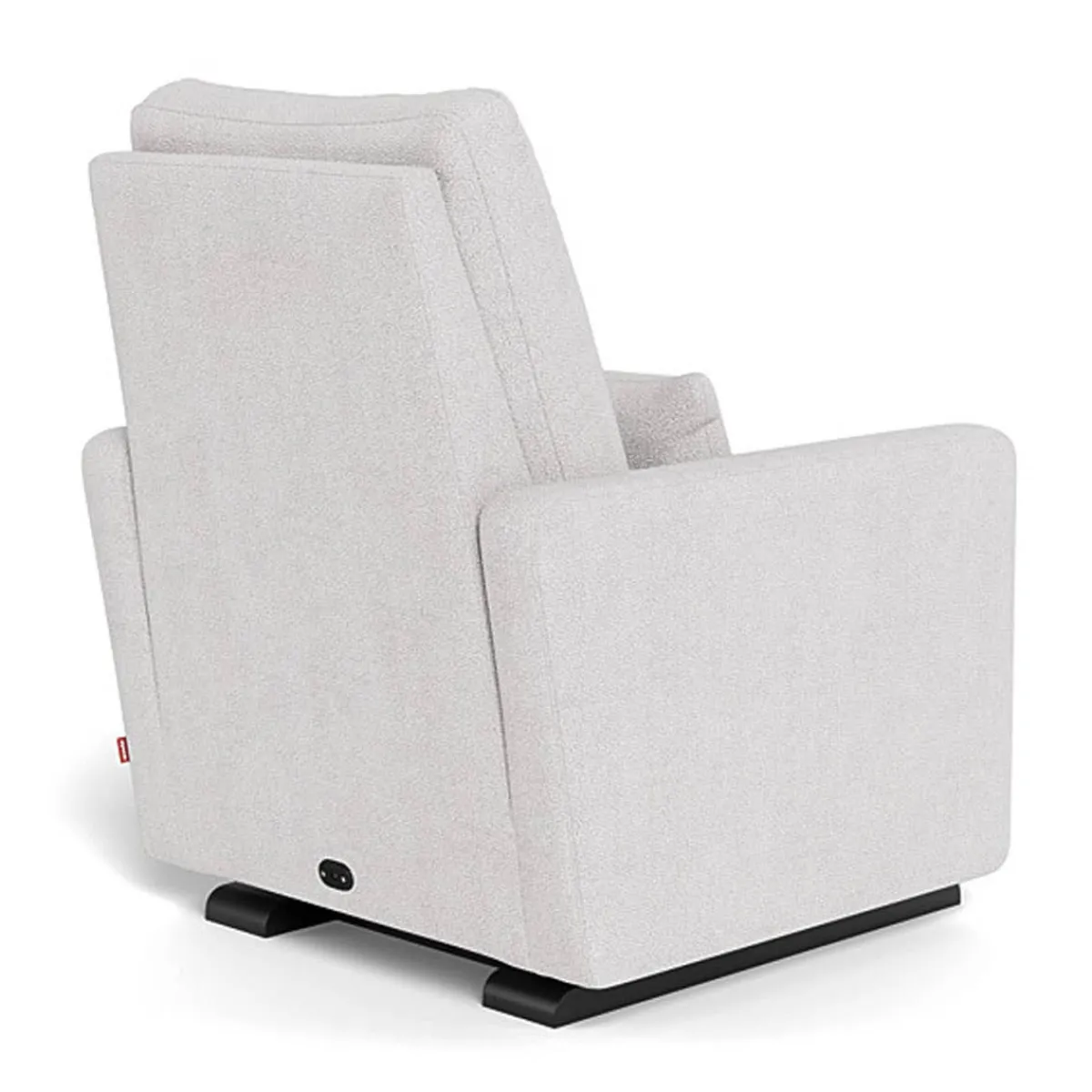 Motorized Gliders|Gliders-Monte Design Matera Glider Motorized Recliner - Fabric with Espresso Base