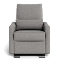 Motorized Gliders|Gliders-Monte Design Matera Glider Motorized Recliner - Wool Fabric with Espresso