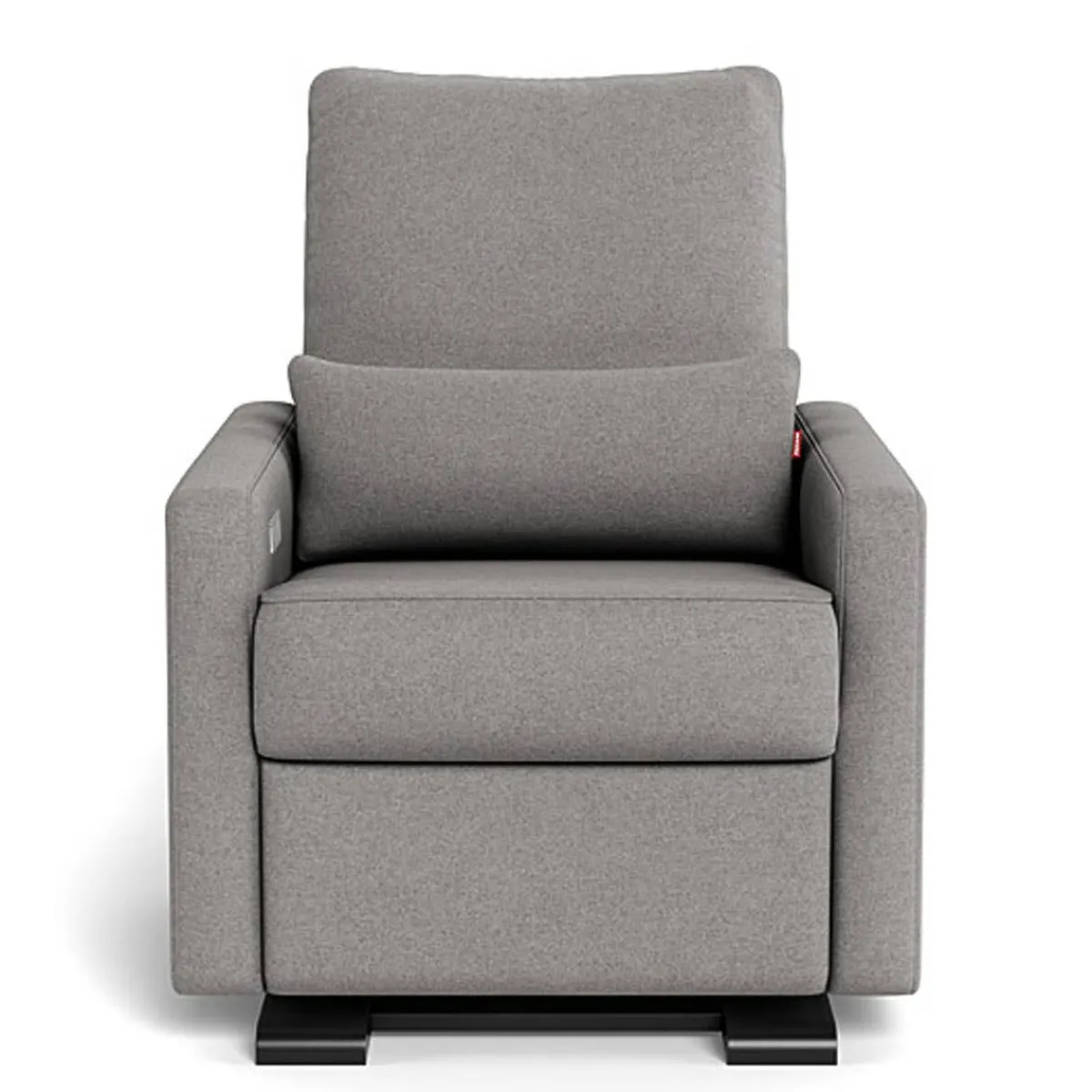 Motorized Gliders|Gliders-Monte Design Matera Glider Motorized Recliner - Wool Fabric with Espresso