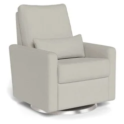 Motorized Gliders|Gliders-Monte Design Matera Glider Motorized Swivel Recliner - Organic Cotton Blend