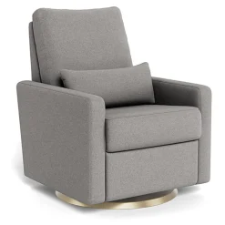 Gliders|Motorized Gliders-Monte Design Matera Glider Motorized Swivel Recliner - Wool Fabric