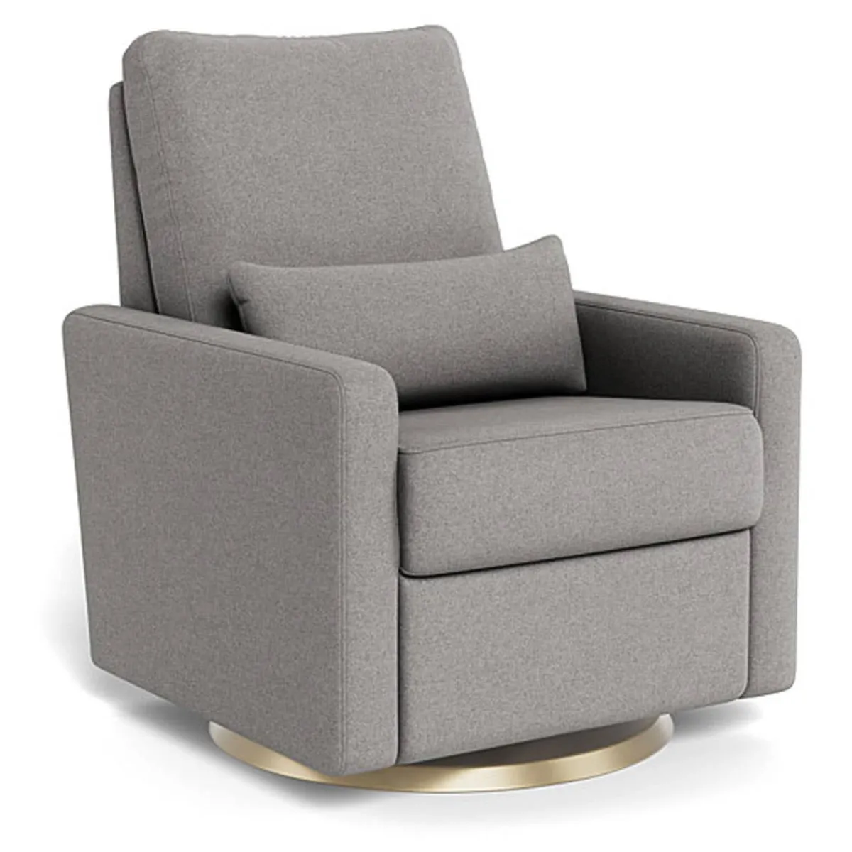 Gliders|Motorized Gliders-Monte Design Matera Glider Motorized Swivel Recliner - Wool Fabric
