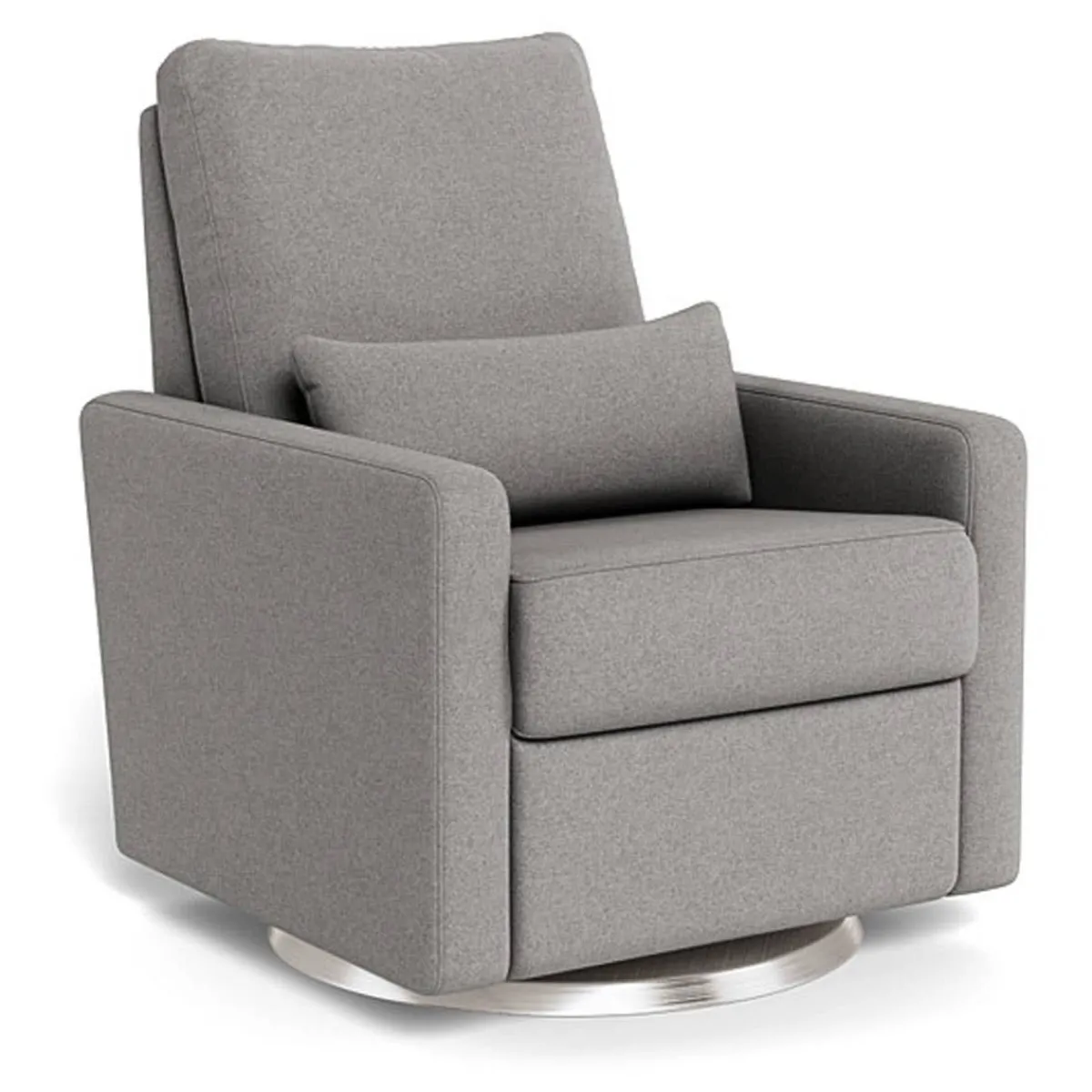 Gliders|Motorized Gliders-Monte Design Matera Glider Motorized Swivel Recliner - Wool Fabric