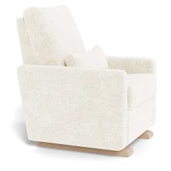 Gliders-Monte Design Matera Glider Recliner - Faux Sheepskin