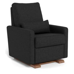Gliders-Monte Design Matera Glider Recliner with Walnut Base