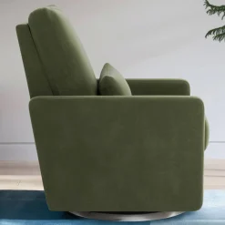 Gliders-Monte Design Matera Glider Swivel Recliner with Gold Base