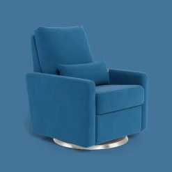 Gliders-Monte Design Matera Glider Swivel Recliner with Gold Base