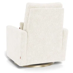Gliders-Monte Design Matera Glider Swivel Recliner - Faux Sheepskin