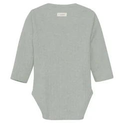 Onesies|Sleepers-Fixoni Melange Long Sleeve Bodysuit