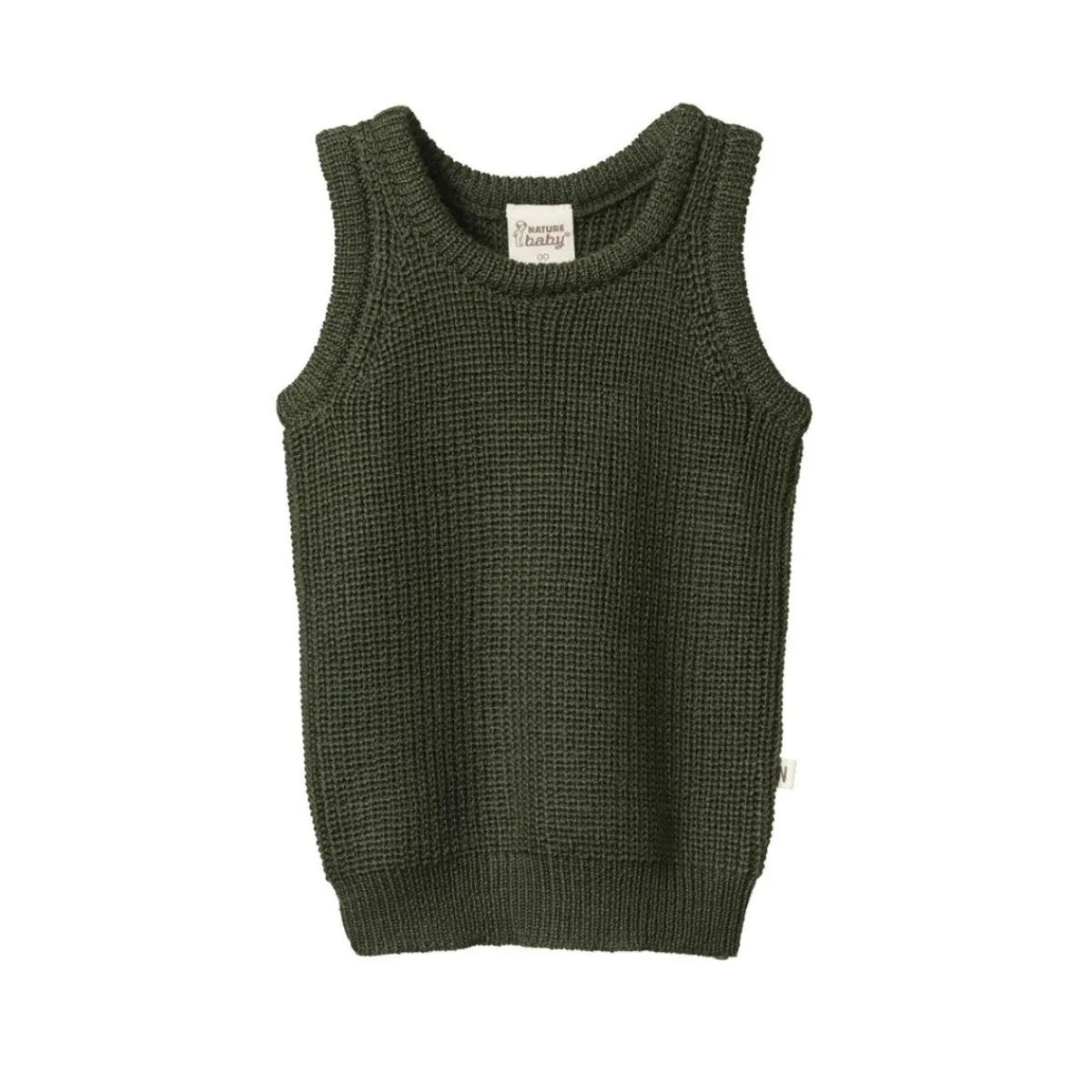 Tops + Tees-Nature Baby Merino Wool Knit Vest