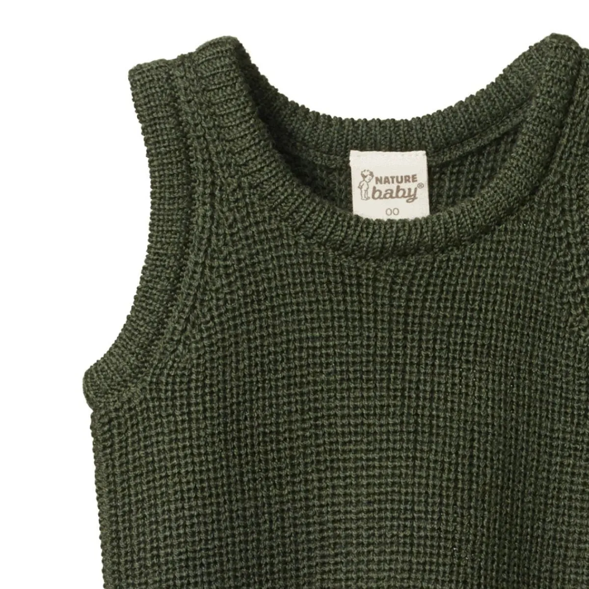 Tops + Tees-Nature Baby Merino Wool Knit Vest