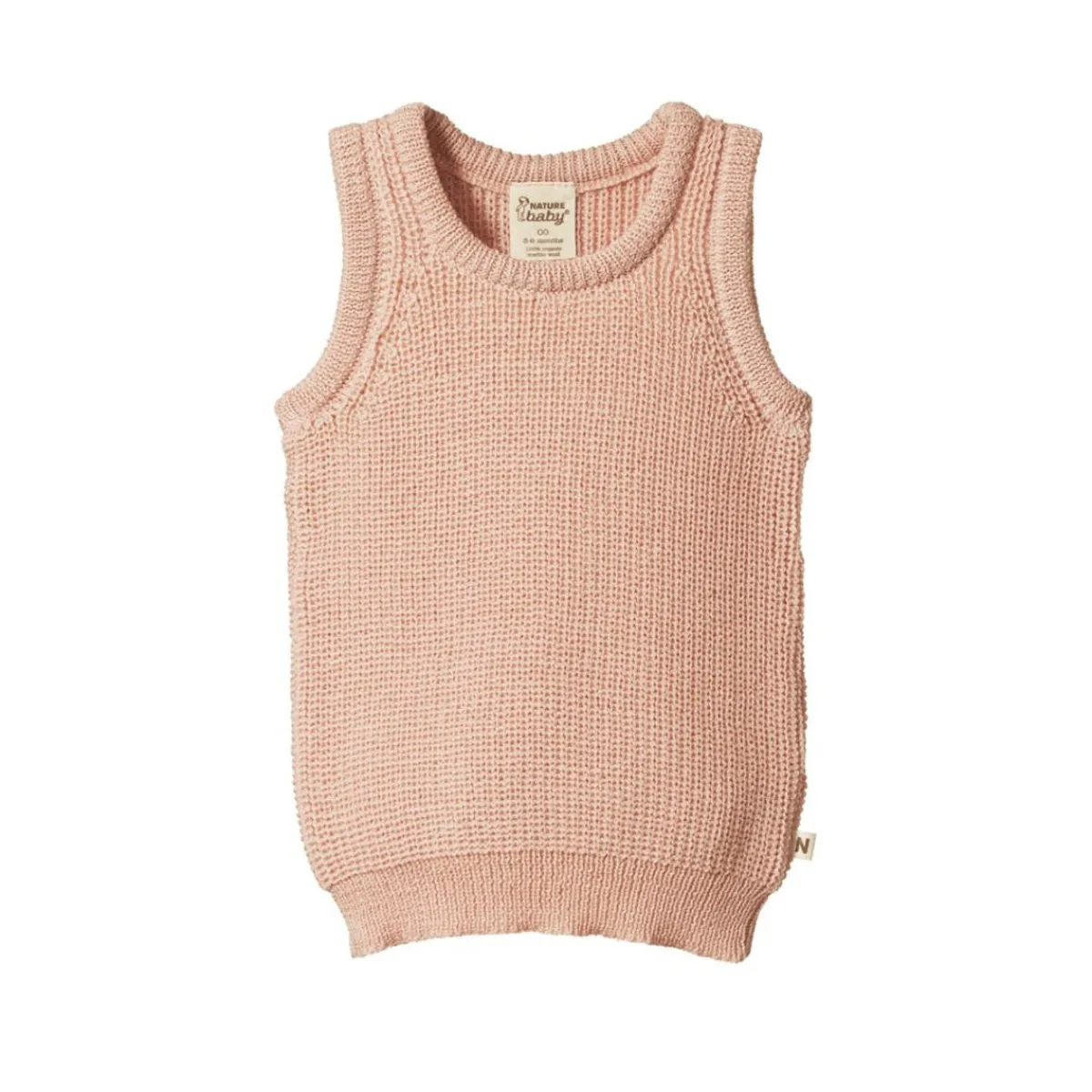Tops + Tees-Nature Baby Merino Wool Knit Vest