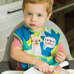 Bibs + Burps-Tiny Twinkle Mess-Proof Easy Bib