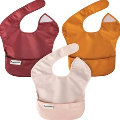 Bibs + Burps-Tiny Twinkle Mess-Proof Easy Bibs (Set of 3)