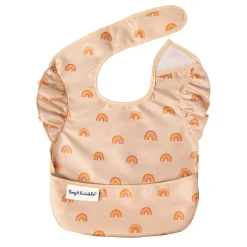 Bibs + Burps-Tiny Twinkle Mess-Proof Ruffle Easy Bib