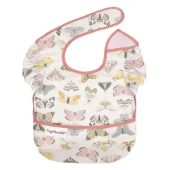 Bibs + Burps-Tiny Twinkle Mess-Proof Ruffle Easy Bib